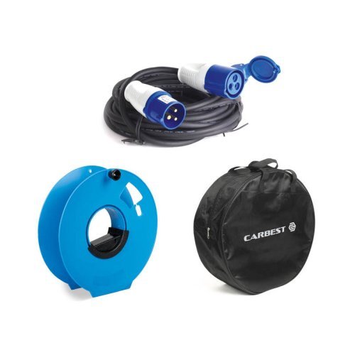 Cable set with cable 3x2.5 mm2, 25m and cable drum, cable bag