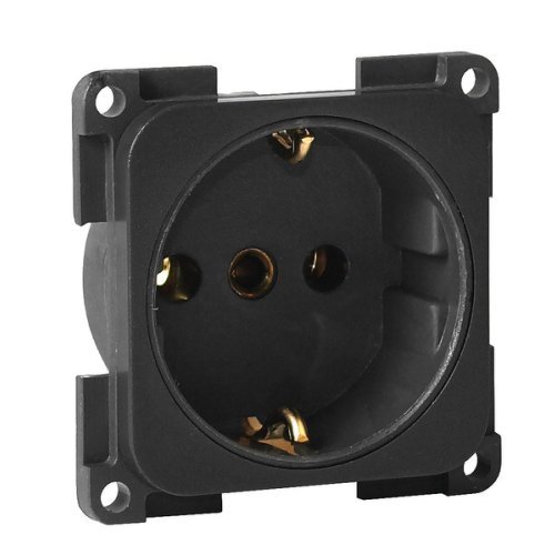 230V socket shockproof. Slat grey SP packaged