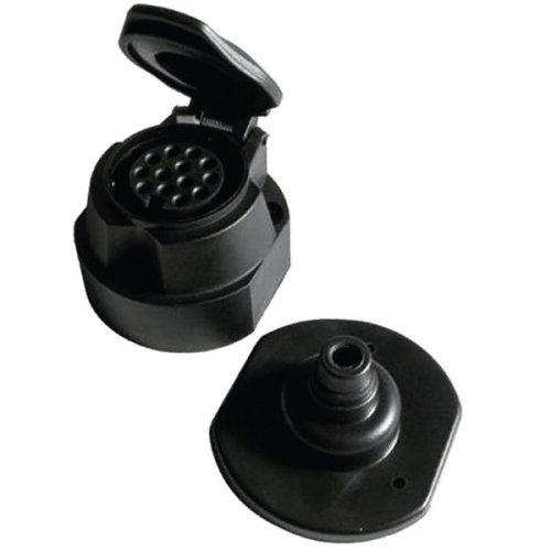 13-pole trailer socket with switch-off contact for rear fog light