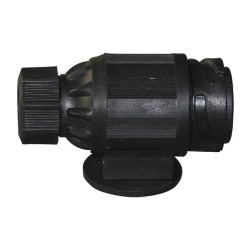 13-pole caravan plug with locking plate