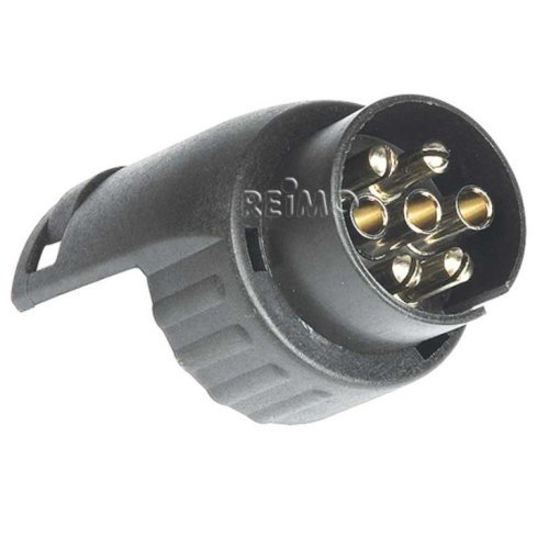 Short adapter 7 pole socket to 13 pole plug