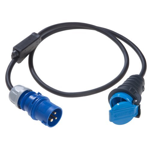 CEE adapter cable Switzerland (CEE plug and CH coupling) with 10 A fuse