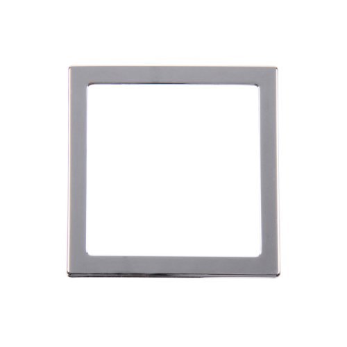 cover frame 1-fold 62x62mm, silver chrome, SB-packed