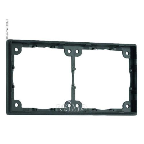 Distance frame 2-fold. Flat, 3mm construction height. Slate grey. Loose, unpacke