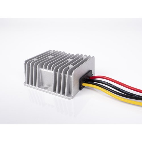 DC-DC voltage transformer, 12V to 24V, 10A, IP68