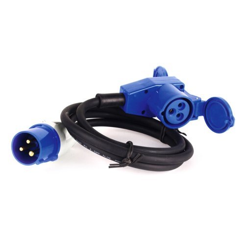 CEE plug / angle coupling 30 m - 3 x 1.5 mm²