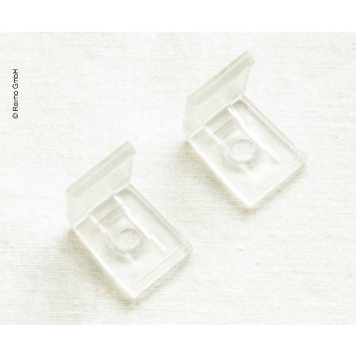 Fixing clips for aluminium LED corner profile plastic, 2 pieces