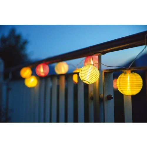 Solar light chain incl. solar panel and battery
