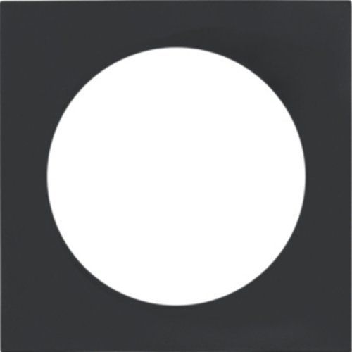 Berker INTEGRO Pure 1-fold frame black matt