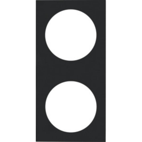 Berker INTEGRO Pure 2-fold frame black matt