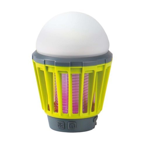 Battery camping light with mosquito protection