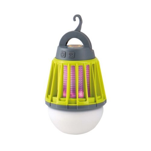 Battery camping light with mosquito protection
