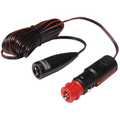 Extension cable with universal plug and socket for standard plug