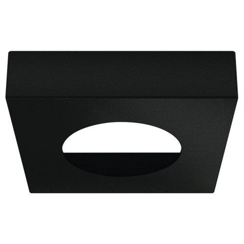 Square undermount housing for 83580, black matt, 65x65x15,6mm