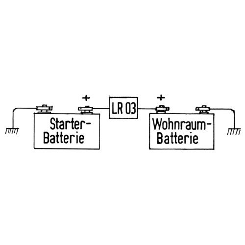 Charging system for starter battery