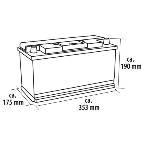 Carbest AGM battery T100Ah battery