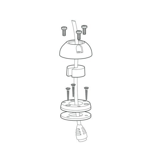 Roof duct, cable duct DS-H6, plastic, horizontal