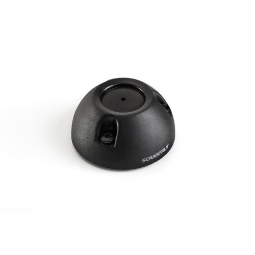 Roof bushing plastic 2-8m, horizontal, black