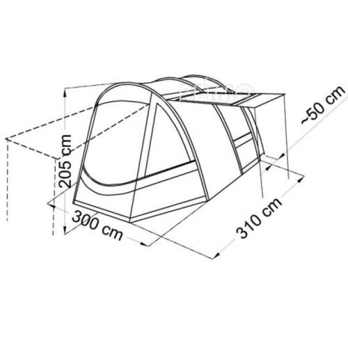 Interior tent for Tour Action 4 and 4 deluxe