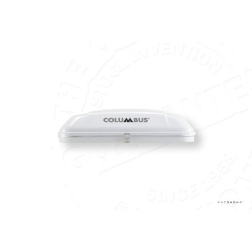 Columbus Variant hard shell roof tent - Grey fabric - White shell - Medium X-Long