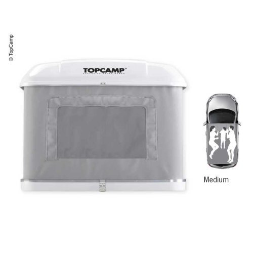 Hard shell parallel lift roof tent TOPCAMP DOUBLE-UP medium 210x145x150cm