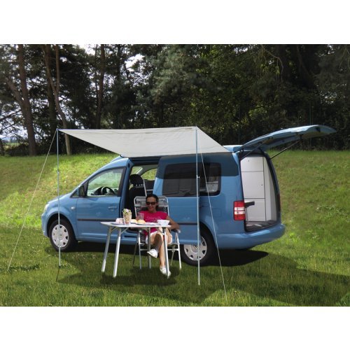 Sun canopy for smaller vehicles and short breaks