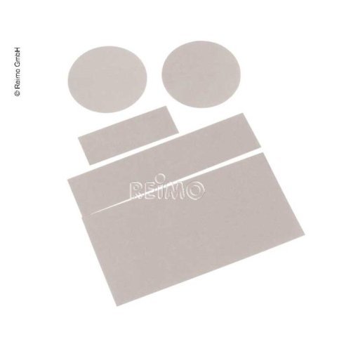 5 self-adhesive polyamide patches for quick tent repair, various sizes