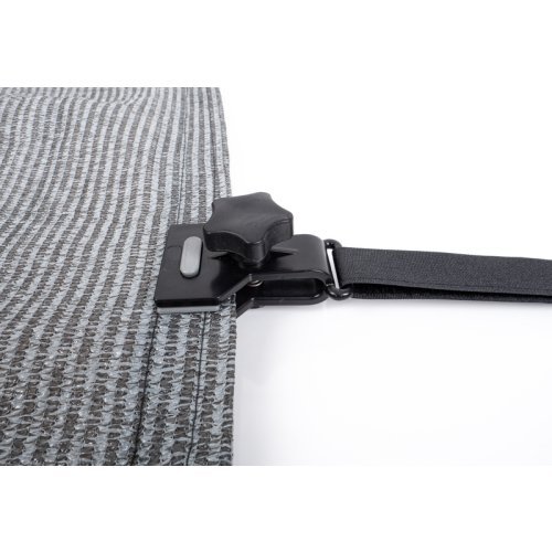 Anti-flutter clamps for awnings, sun sails, tarpaulins, etc. - 2 pieces