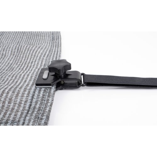 Anti-flutter clamps for awnings, sun sails, tarpaulins, etc. - 2 pieces