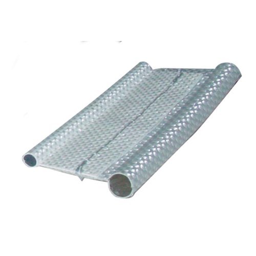 Double piping profile with textile