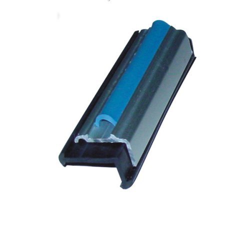 Edge strip - aluminum - silver - 27 x 11 mm - 3 m