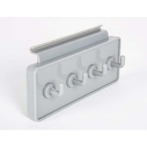 Hook strip for piping rail,