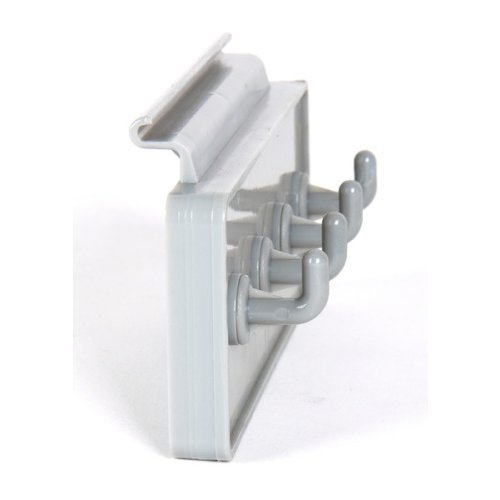 Hook strip for piping rail,