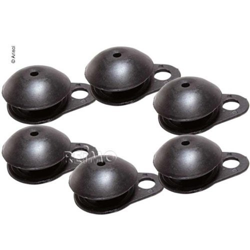 Awning carpet, tent carpet fixing clips, 6 pieces