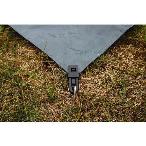 Fixing clips for tent carpets, 4 pieces