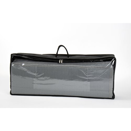 Awning or tent carpet Cloud in classic gray or black with white accents