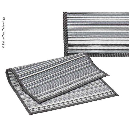 Awning carpet VILLA STRIPE 2,5x3,9m, PP, incl. transport bag