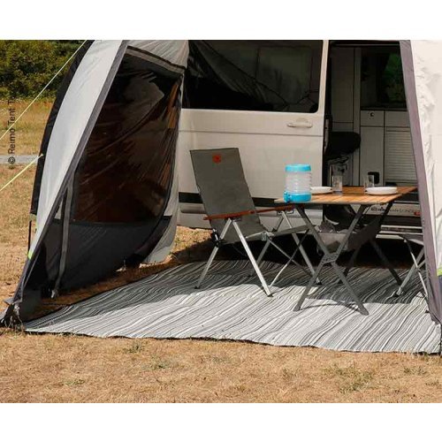 awning carpet VILLA STRIPE 2,5x2,9m, PP, incl. carrying bag