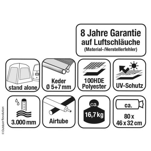 Outdoor Revolution Bus Awning Cayman Air