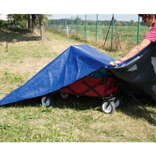 Tarpaulin, size 4x5m, colour: blue