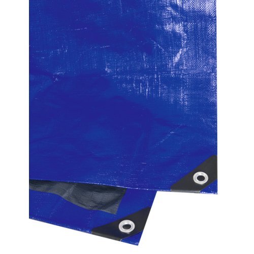 Tarpaulin, size 4x5m, colour: blue