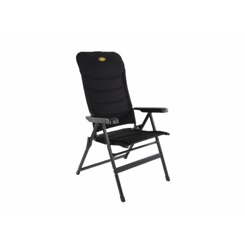 Camping chair Malaga Breeze - Upholstered with black mesh