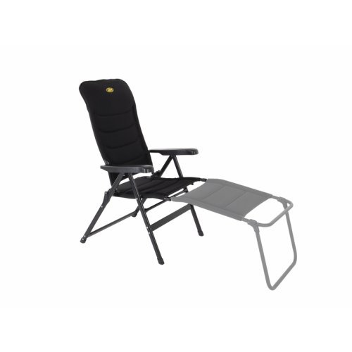 Camping chair Malaga Breeze - Upholstered with black mesh