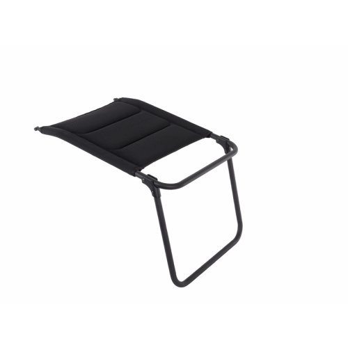 Footrest Camping Chair, MALAGA BREEZE Camp4, black