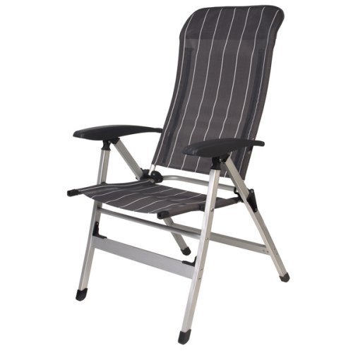 Camping chair Colima, anthracite/white