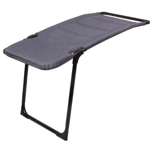 Footrest Camping Chair, PASADENA Camp4, black