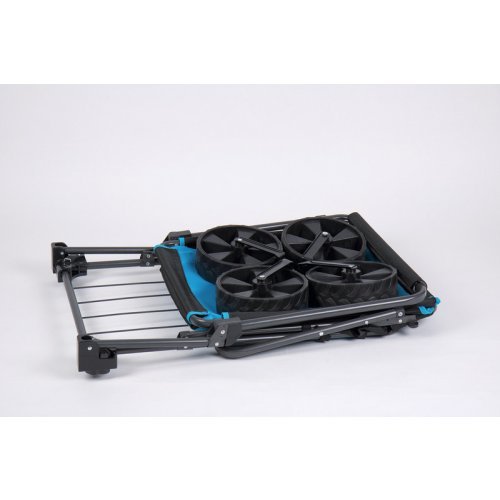 Beach buggy with wide detachable tires and pannier