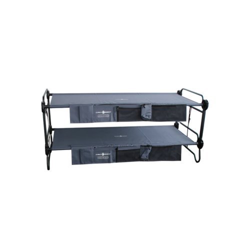 Disc-O-Bed L with side pockets - anthracite