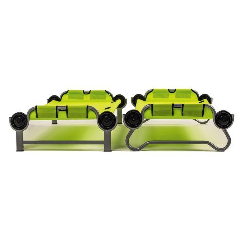Bunk bed Kids-O-Bunk children's bunk bed lime-green, per bed max. 91kg