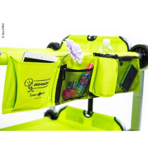 Side pocket for Disc-o-Bed Kids beds, colour lime-green